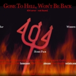 恐怖地狱火恶魔叉404模板下载