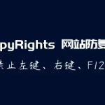 WPCopyRights – 网站防复制WordPress插件