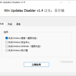 一键禁用WIN10自带杀毒和更新软件工具_软件工具