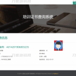 资质证书系统网站源码 证书在线查询系统源码 自适应手机端