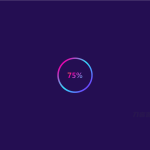 渐变闪亮预加载HTML动画源码