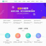 (PC+WAP)微信小程序开发代理展示销售pbootcms网站模板 软件开发公司网站源码下载