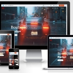 自适应响应式炫酷汽车配件类网站源码 html5高端大气汽车网站织梦模板