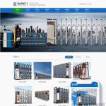 织梦内核电动伸缩门卷闸门门业公司网站模板 带手机版