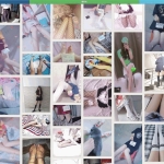 美腿zipa图片网瀑布流API+HTML源码下载