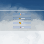 3D远方纯动态白云HTML页面源码