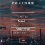 在线Q绑在线查询源码带接口