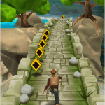 神庙逃亡小游戏源码，自适应休闲小游戏源码，电脑手机都可以玩，适合引流的程序代码