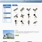 响应式防爆仪表管阀件公司网站模板源码 带手机端+后台