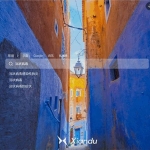 简约大气闲渡搜索导航html源码