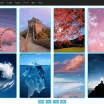 在线采集手机壁纸图片网站源码html版 自适应电脑手机端