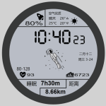 最近非常火的网红华为太空人表盘GT2 源码